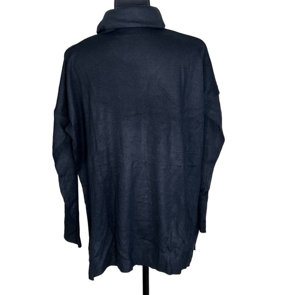 DYNAMITE SOFT RIBBED BLACK TURTLE NECK SWEATER SIZE XLARGE WOMENS NWOT - Picture 2 of 7